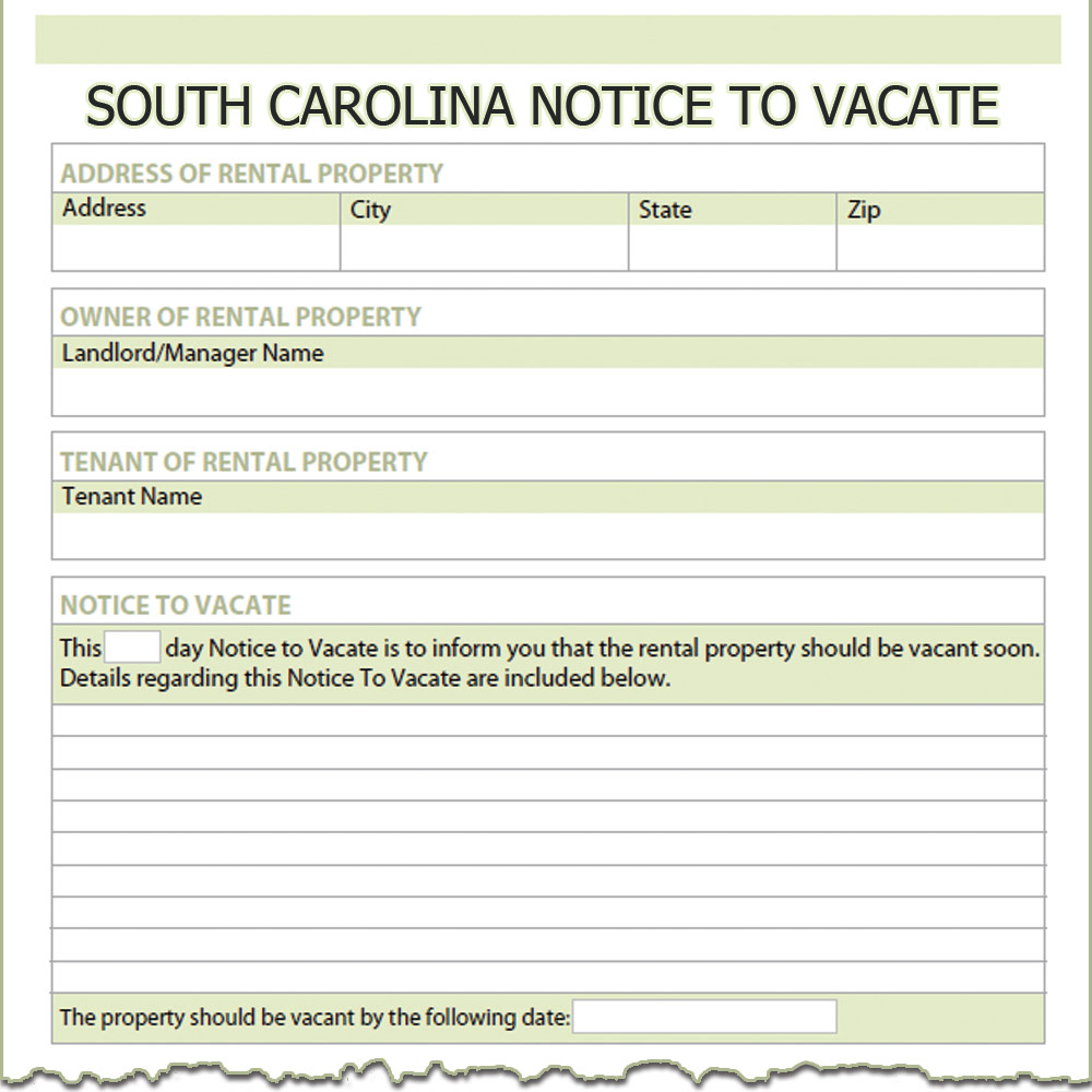 South Carolina Notice to picture