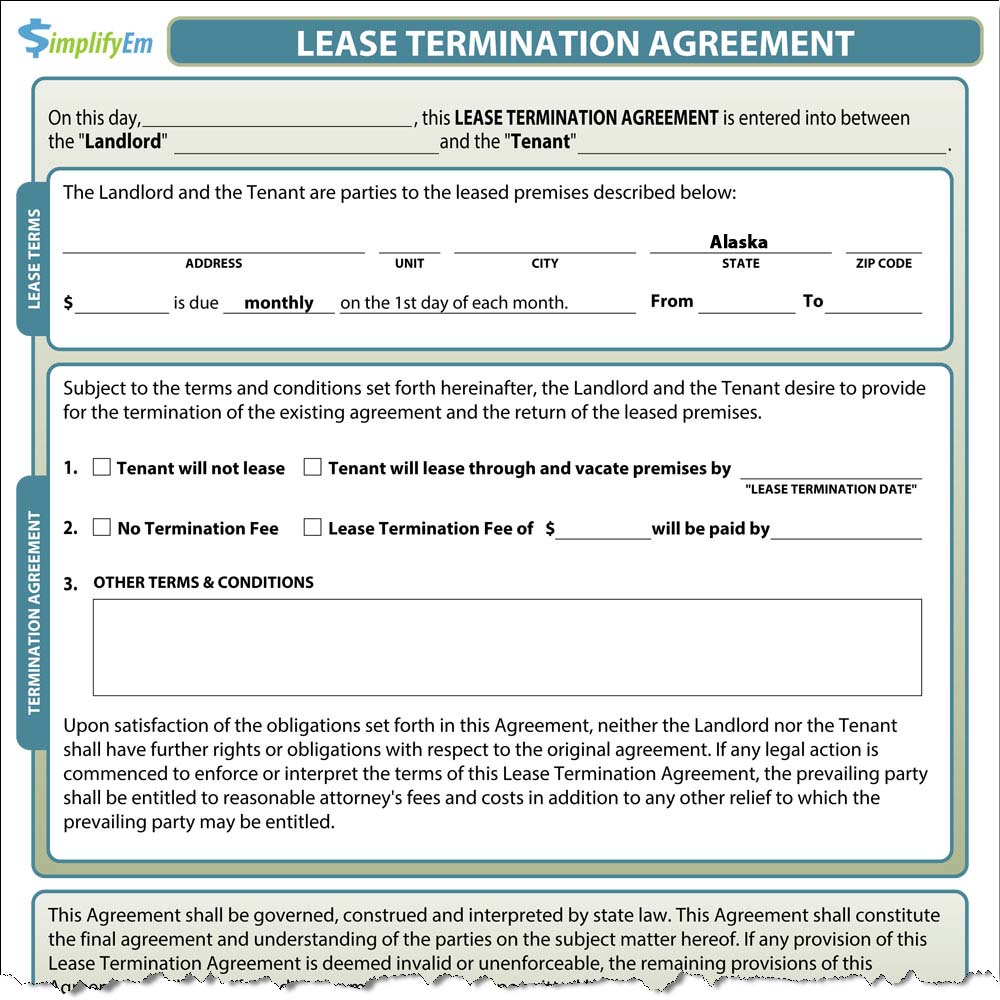 Georgia Lease Termination