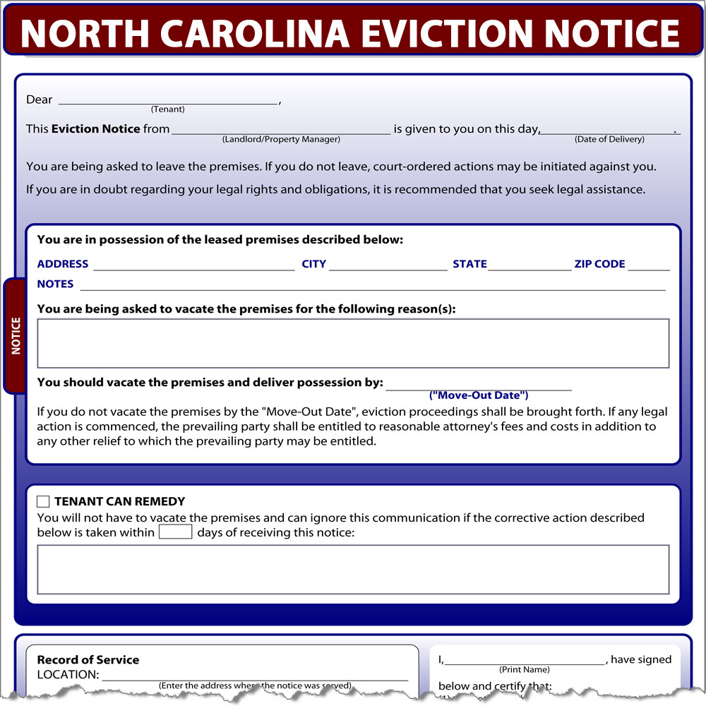 Eviction Notice Forms SimplifyEm
