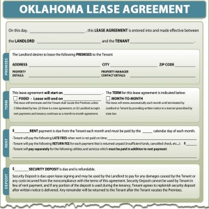 oklahoma lease agreement simplifyem com