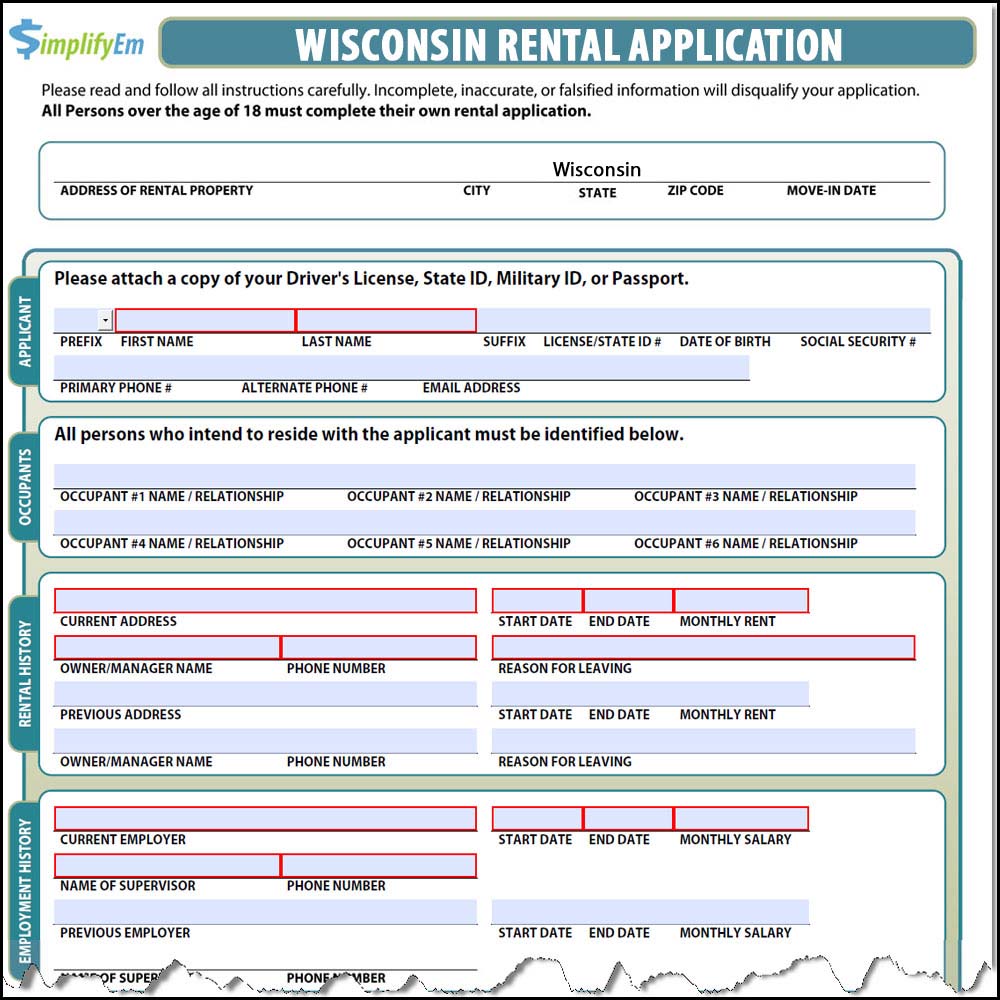 wisconsin-rental-application