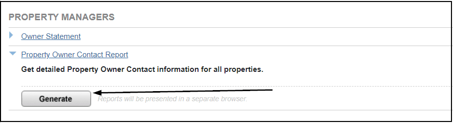 Generate Property Info