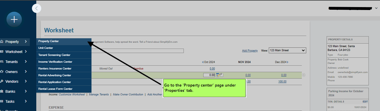 Track properties for my clients