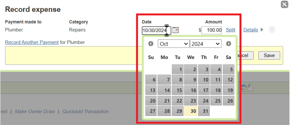 Entering Transaction Dates - SimplifyEm FAQ